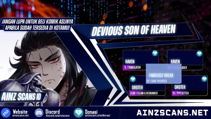 Devious Son Of Heaven Chapter 36 Gambar 1