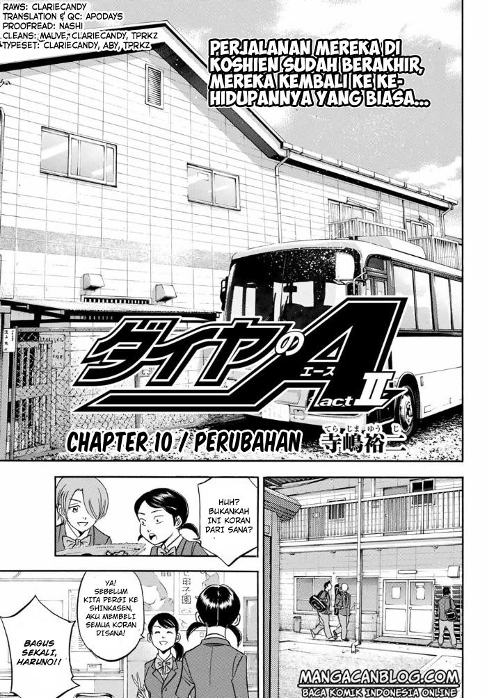 Diamond no Ace Act 2 Chapter 10 Gambar 9