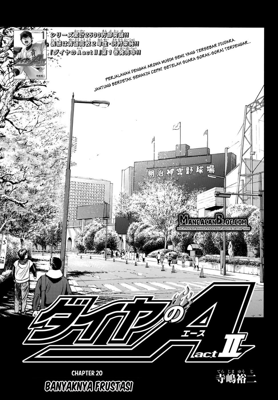 Diamond no Ace Act 2 Chapter 20 Gambar 1