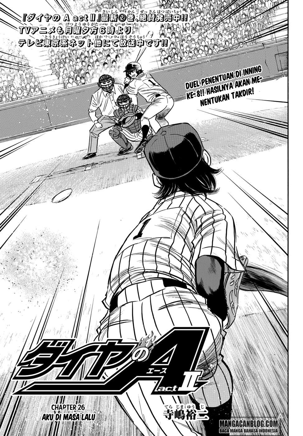 Diamond no Ace Act 2 Chapter 26 Gambar 1