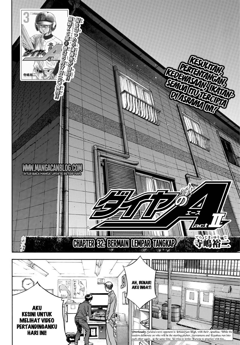 Diamond no Ace Act 2 Chapter 32 Gambar 2