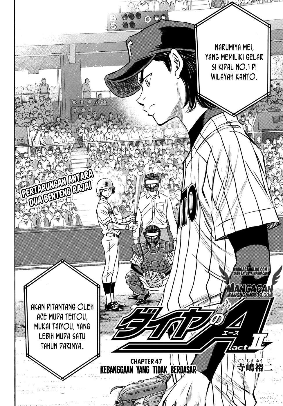 Diamond no Ace Act 2 Chapter 47 Gambar 3