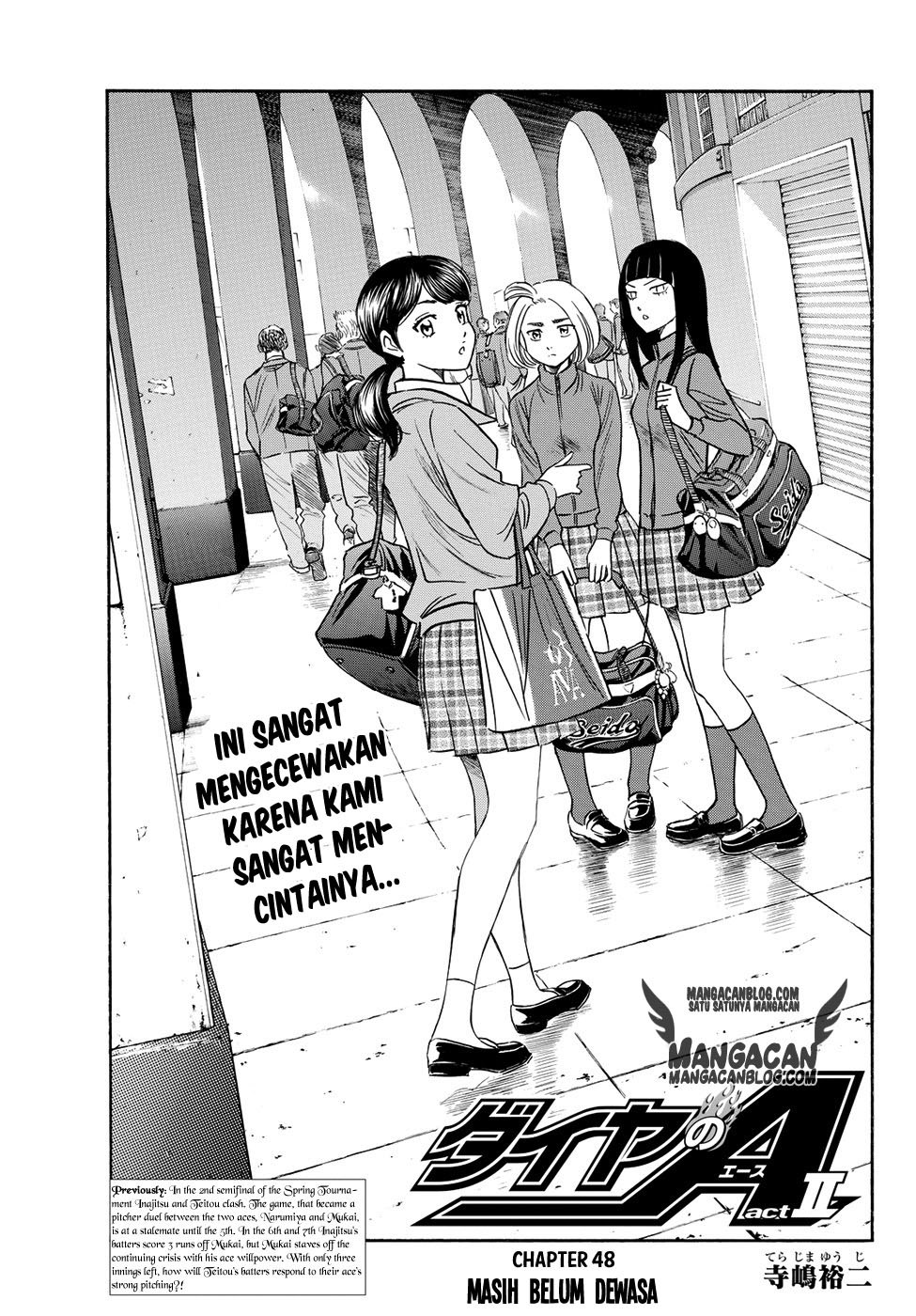 Diamond no Ace Act 2 Chapter 48 Gambar 1