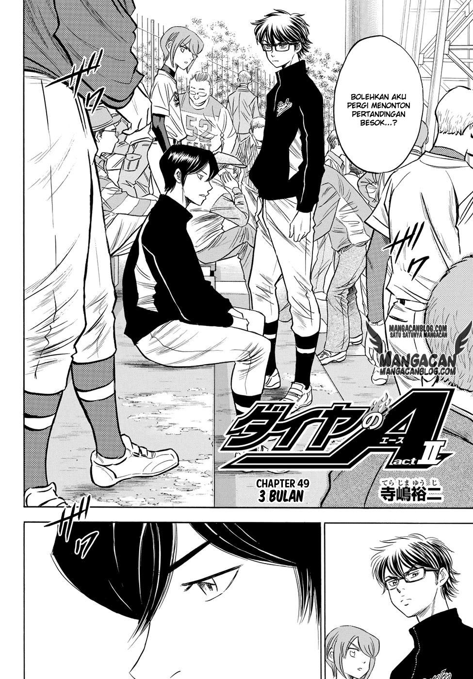 Diamond no Ace Act 2 Chapter 49 Gambar 2