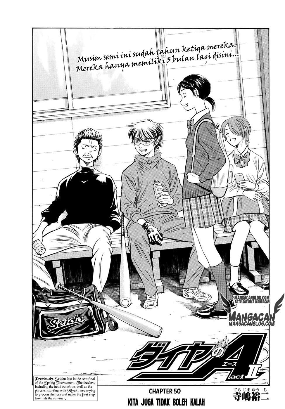 Diamond no Ace Act 2 Chapter 50 Gambar 1