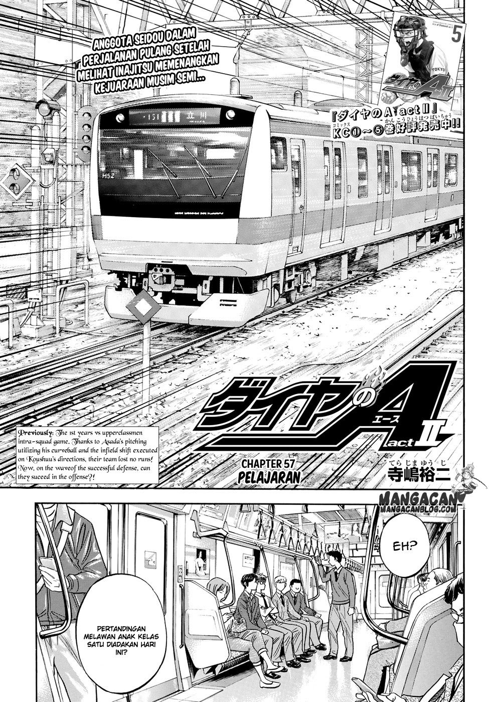 Diamond no Ace Act 2 Chapter 57 Gambar 1