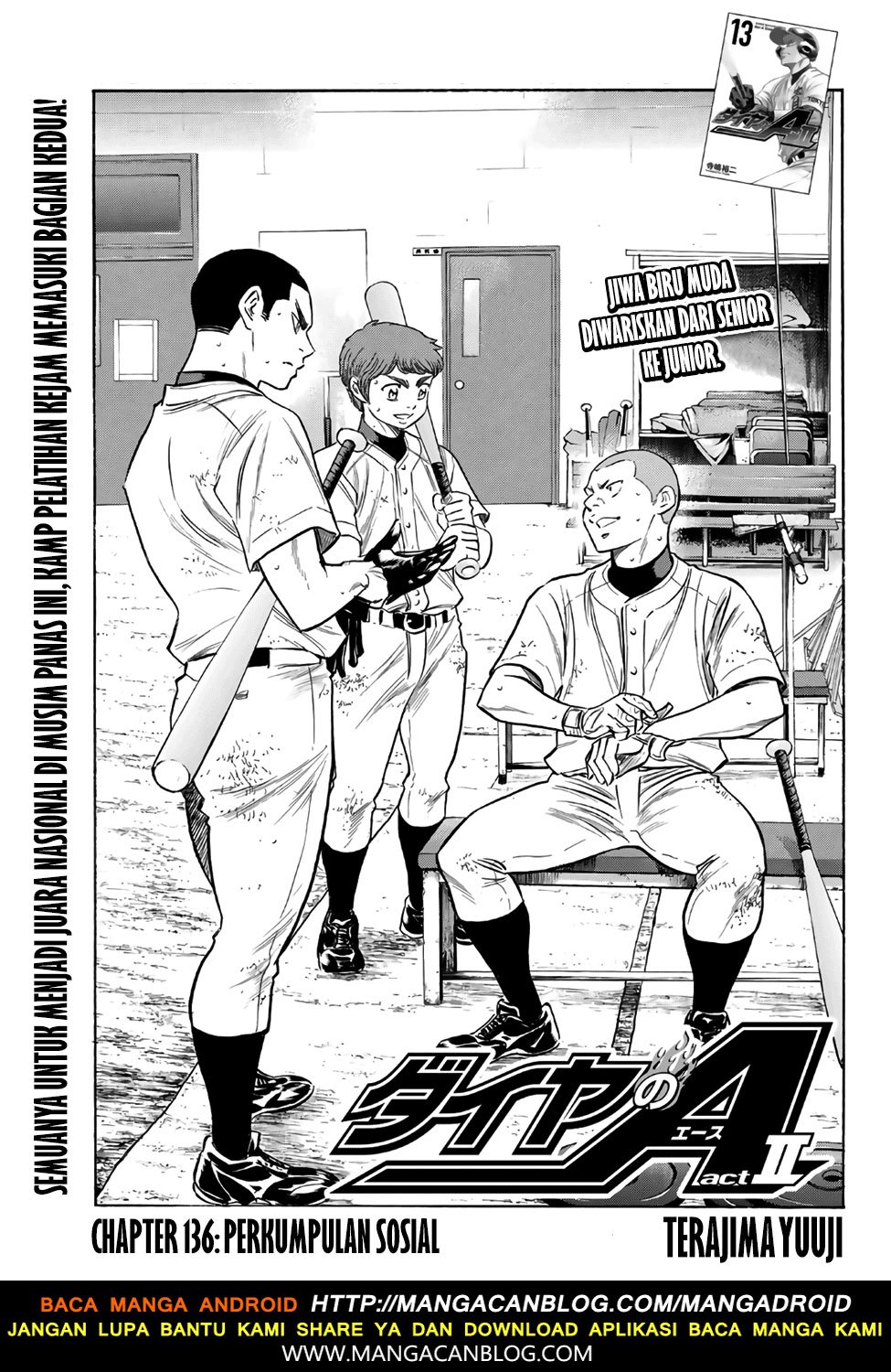 Diamond no Ace Act 2 Chapter 136 Gambar 1