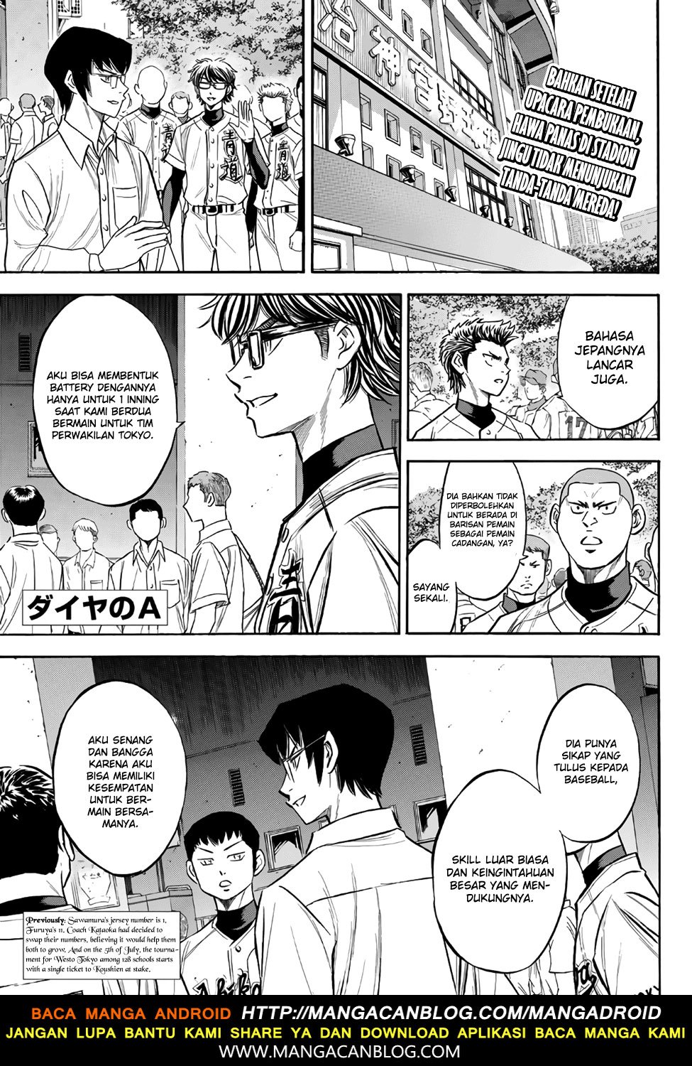 Diamond no Ace Act 2 Chapter 143 Gambar 1