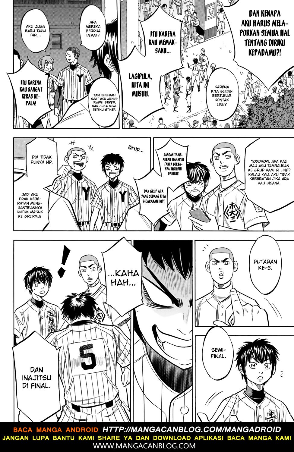 Diamond no Ace Act 2 Chapter 143 Gambar 4