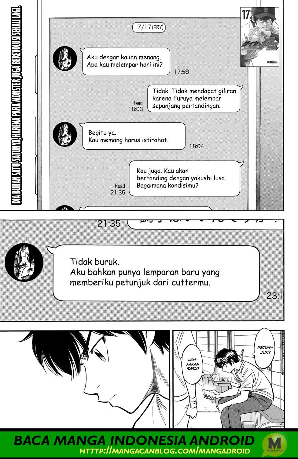 Diamond no Ace Act 2 Chapter 171 Gambar 1