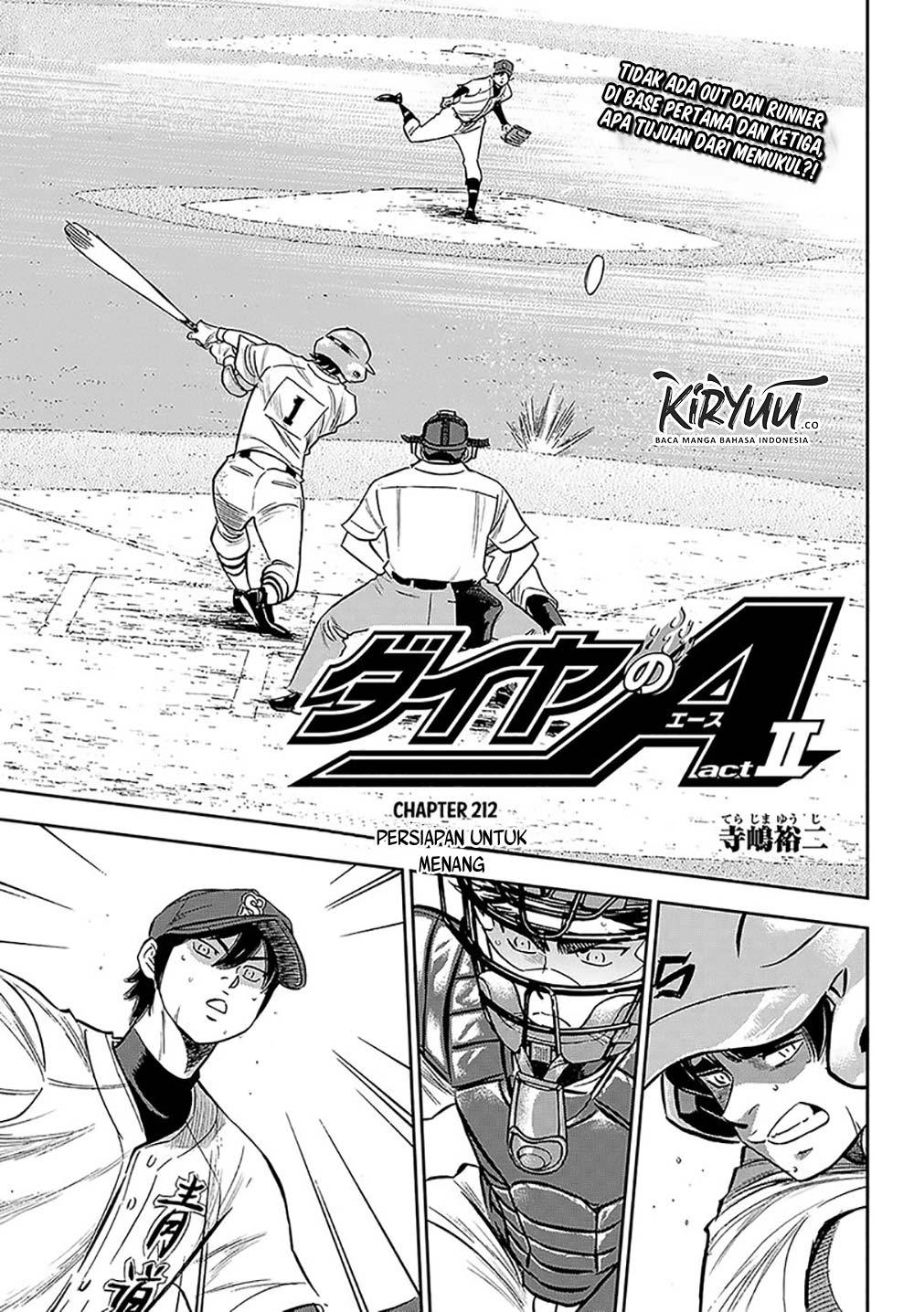 Diamond no Ace Act 2 Chapter 212 Gambar 2