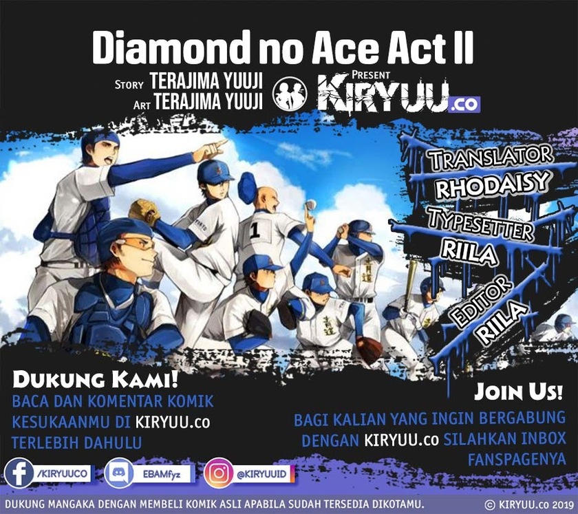 Diamond no Ace Act 2 Chapter 222 Gambar 1