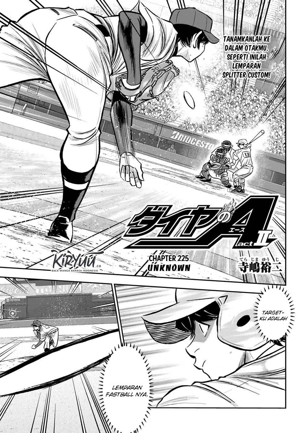 Diamond no Ace Act 2 Chapter 225 Gambar 2