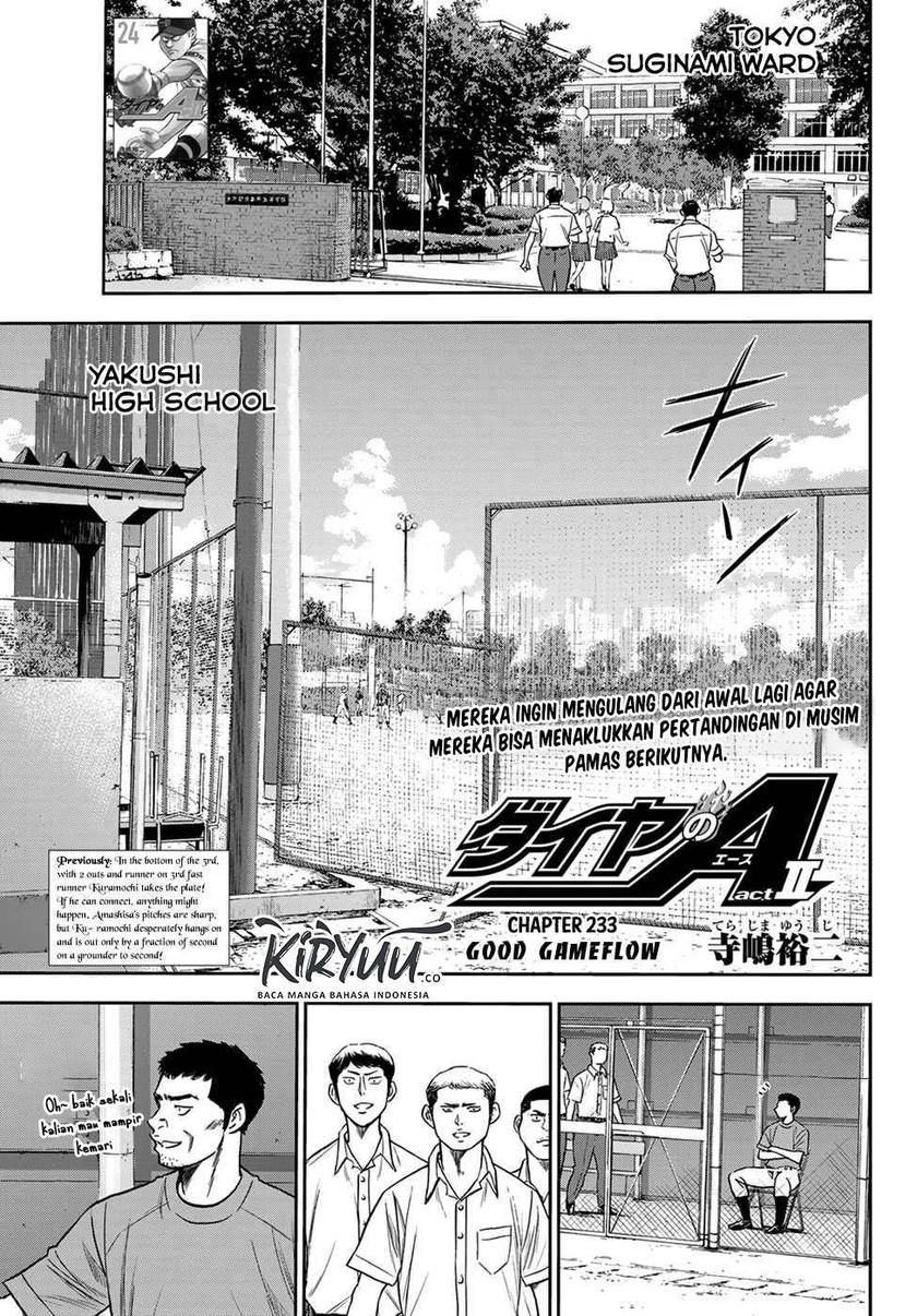 Diamond no Ace Act 2 Chapter 233 Gambar 2