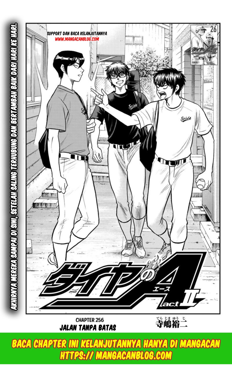 Diamond no Ace Act 2 Chapter 256 Gambar 1
