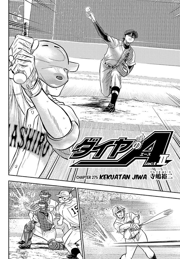 Diamond no Ace Act 2 Chapter 275 Gambar 3