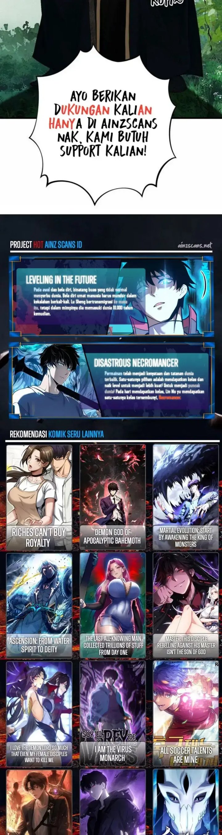 Disastrous Necromancer Chapter 172 Gambar 20