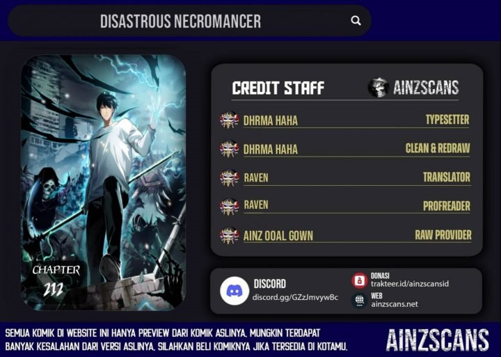 Disastrous Necromancer Chapter 212 Fix Gambar 1