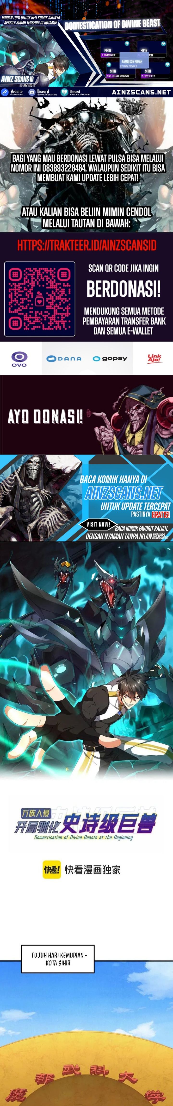 Domestication of Divine Beasts at the Beginning Chapter 15 Gambar 1