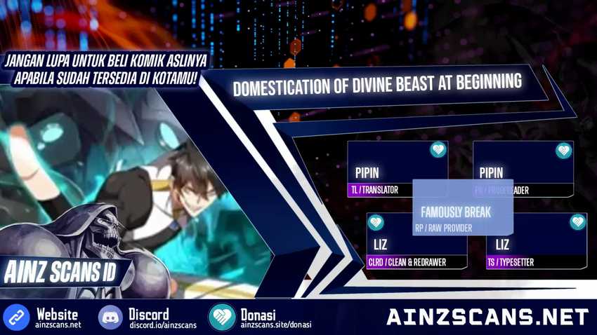 Domestication of Divine Beasts at the Beginning Chapter 18 Gambar 1