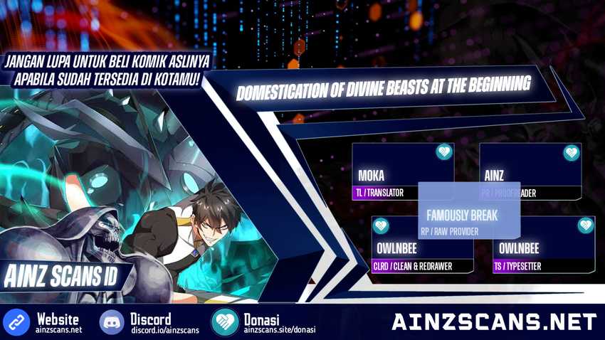 Domestication of Divine Beasts at the Beginning Chapter 38 Gambar 1