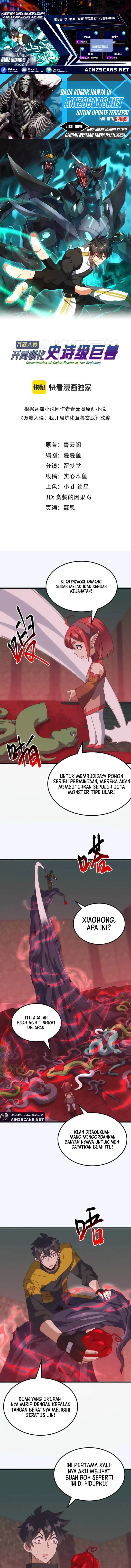 Domestication of Divine Beasts at the Beginning Chapter 39 Gambar 1