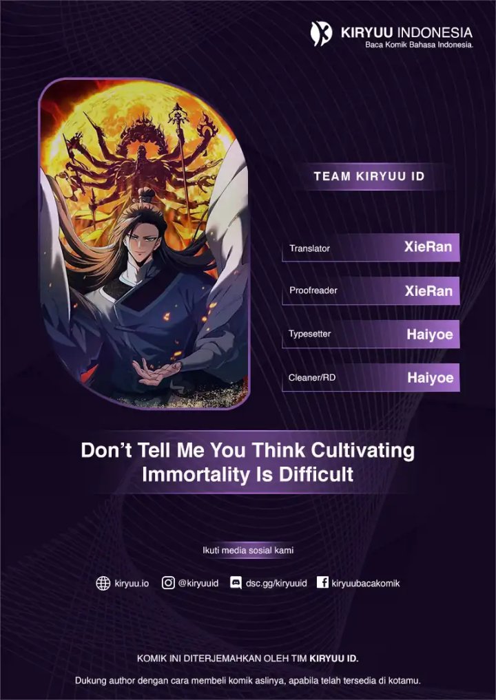 Don’t Tell Me You Think Cultivating Immortality Is Difficult? Chapter 31 Gambar 1