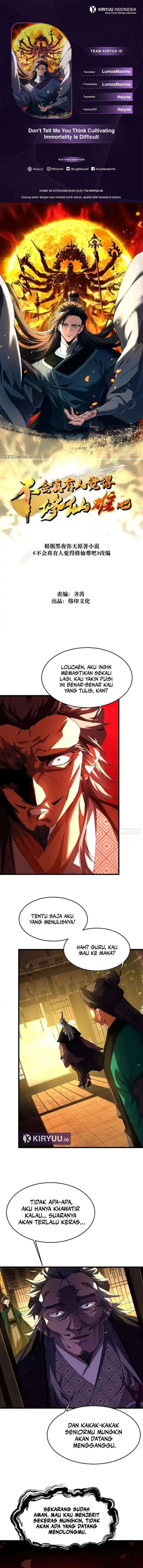 Don’t Tell Me You Think Cultivating Immortality Is Difficult? Chapter 36 Gambar 1