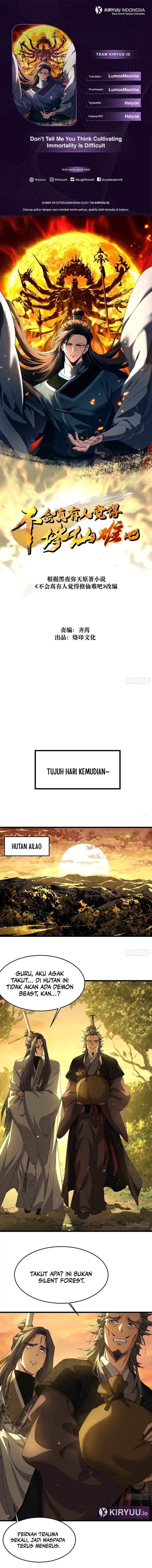 Don’t Tell Me You Think Cultivating Immortality Is Difficult? Chapter 37 Gambar 1