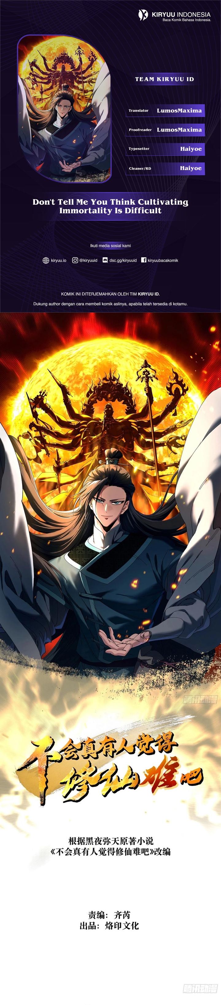 Don’t Tell Me You Think Cultivating Immortality Is Difficult? Chapter 43 Gambar 1