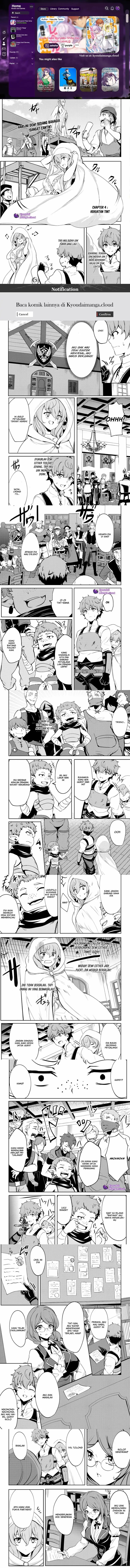Dore dake Doryoku Shite mo Mannen Level 0 no Ore wa Tsuihou Sareta Chapter 04 Gambar 1