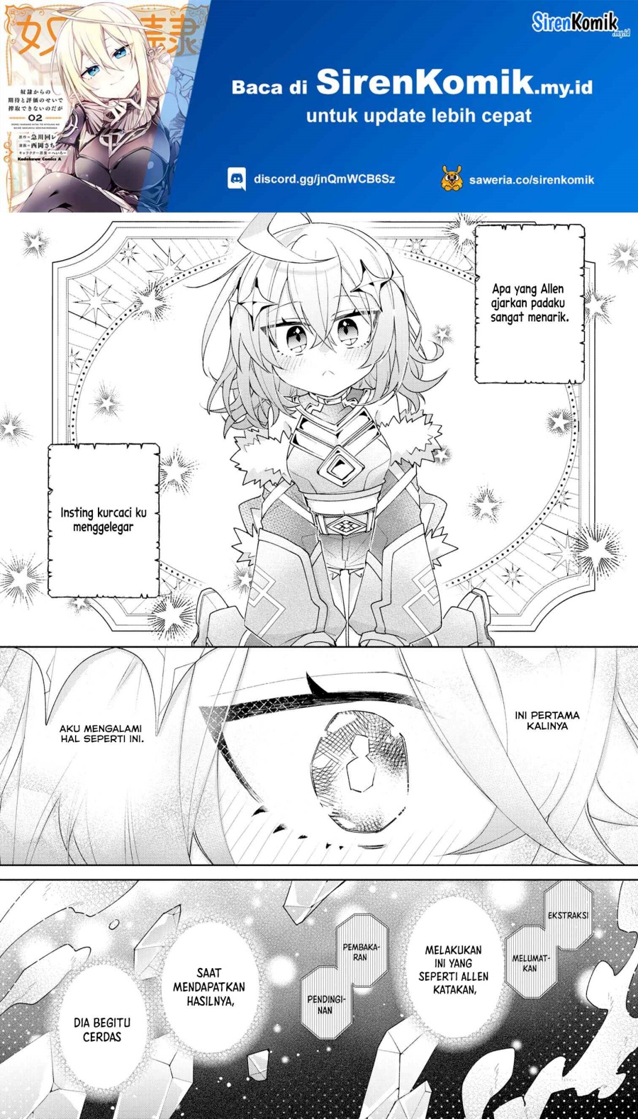 Dorei kara no Kitai to Hyouka no sei de Sakushu dekinai no daga Chapter 03 Gambar 2