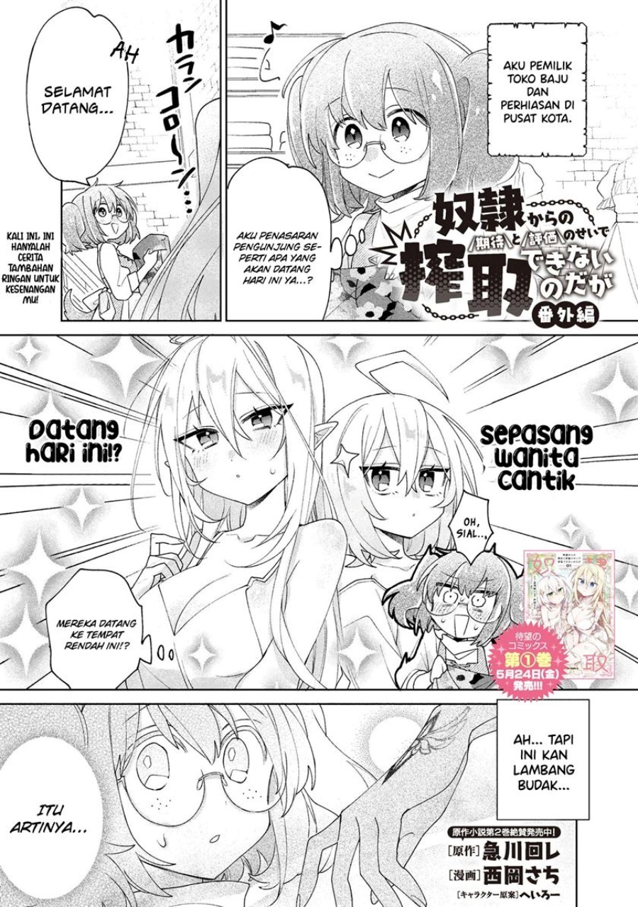 Dorei kara no Kitai to Hyouka no sei de Sakushu dekinai no daga Chapter 08.5 Gambar 2