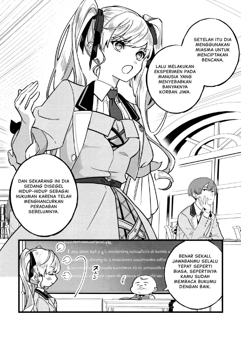 Doteihen Reijou ni Hyoui Shita 800-nen Mae no Akujo wa Hissori Seishun o Tanoshinde Iru Chapter 02 Gambar 4