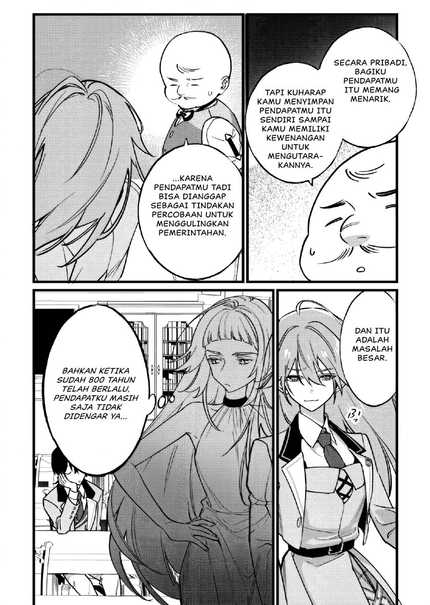 Doteihen Reijou ni Hyoui Shita 800-nen Mae no Akujo wa Hissori Seishun o Tanoshinde Iru Chapter 02 Gambar 8