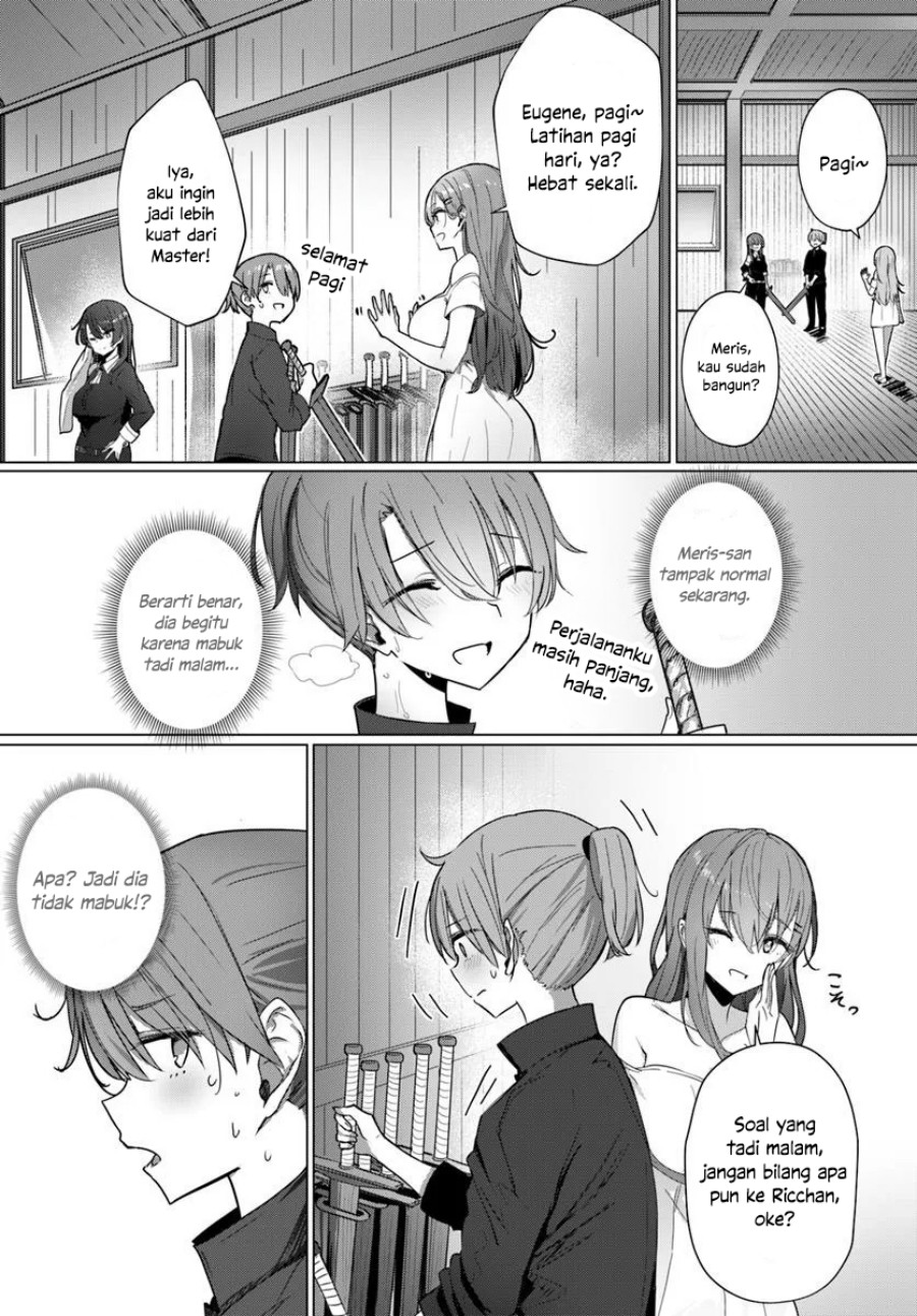 Doukyo Shiteiru Kensei no Onna Shishou ga Kawaisugite Mainichi Shiawase Desu Chapter 05 Gambar 31