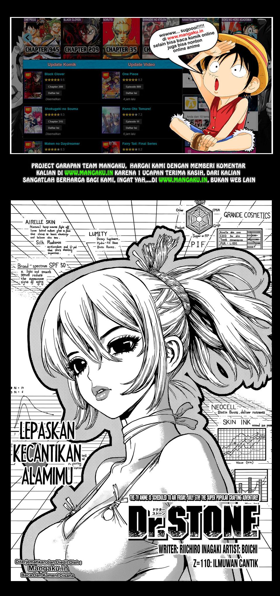 Dr. Stone Chapter 110 Gambar 2