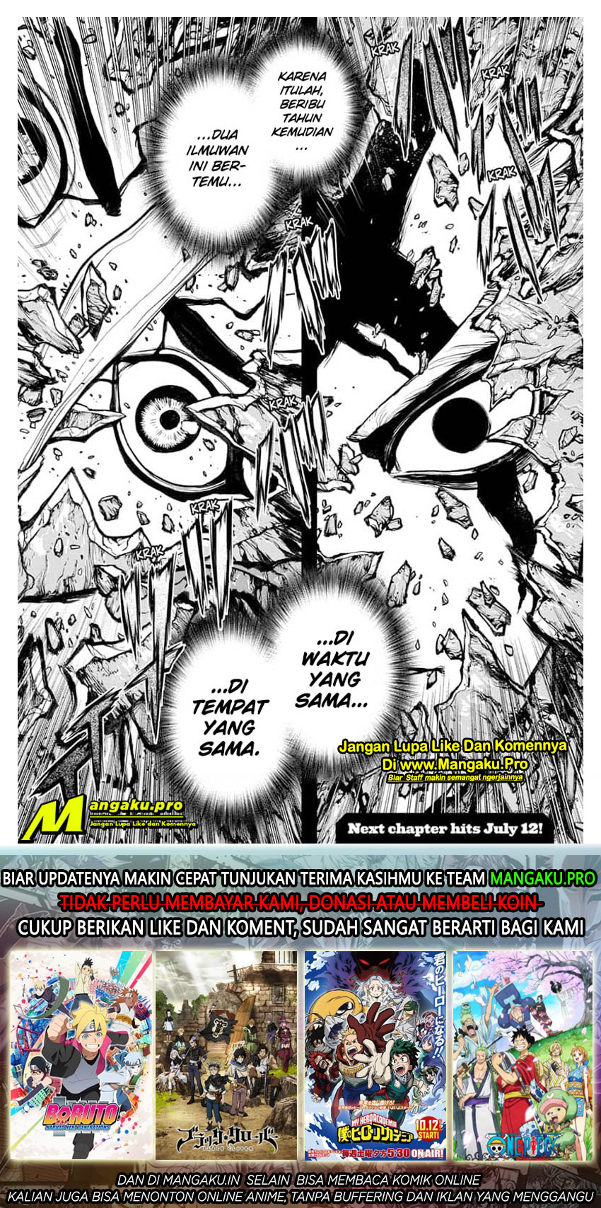 Dr. Stone Chapter 157 Gambar 17