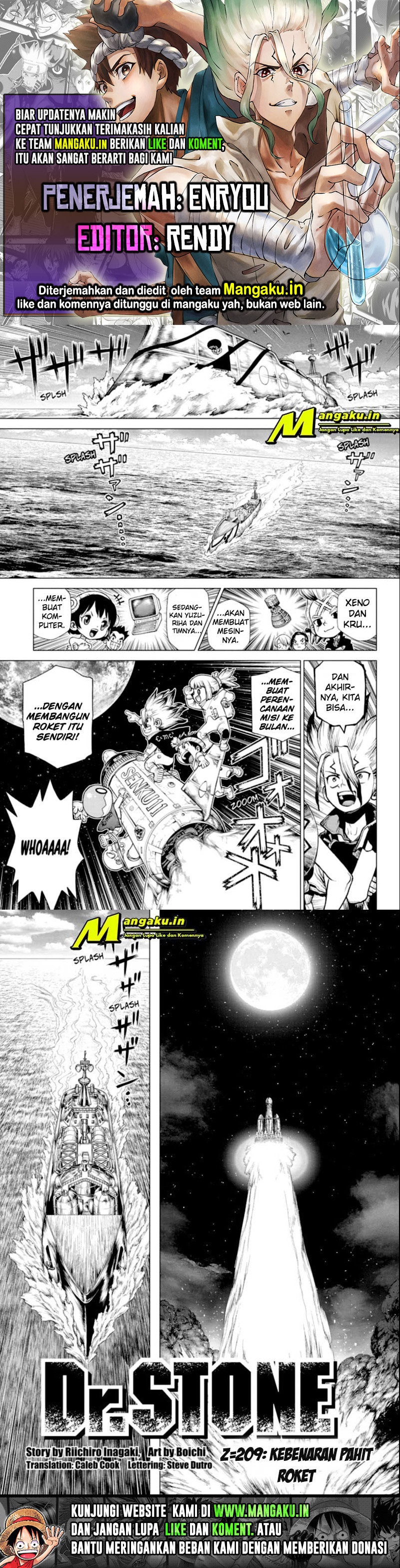 Dr. Stone Chapter 209 Gambar 1