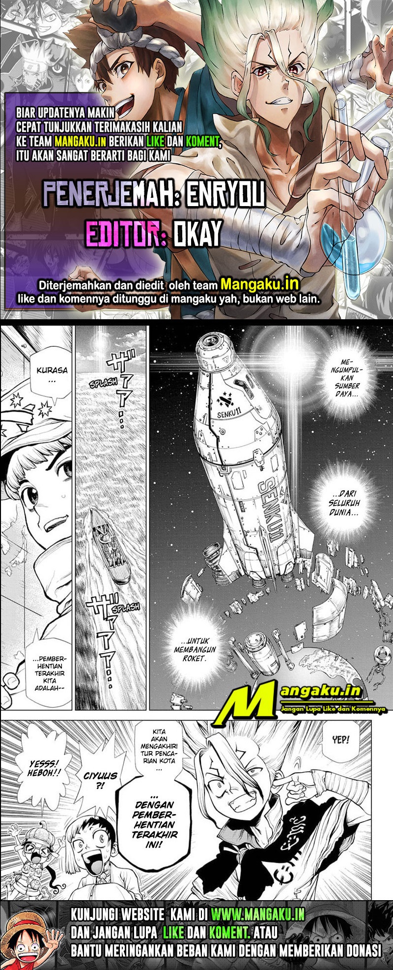 Dr. Stone Chapter 211 Gambar 1