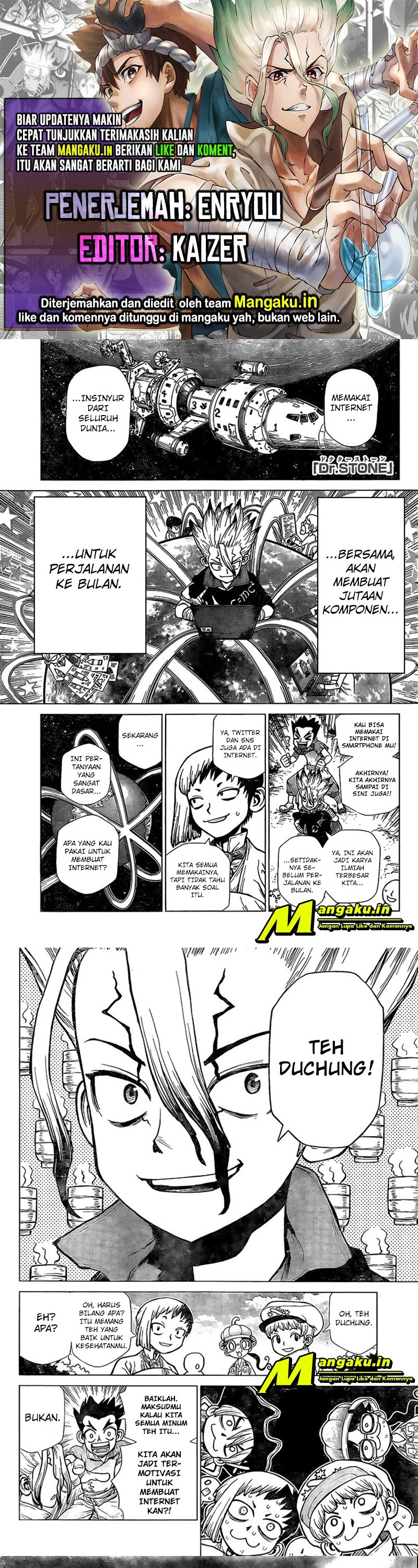Dr. Stone Chapter 218 Gambar 1
