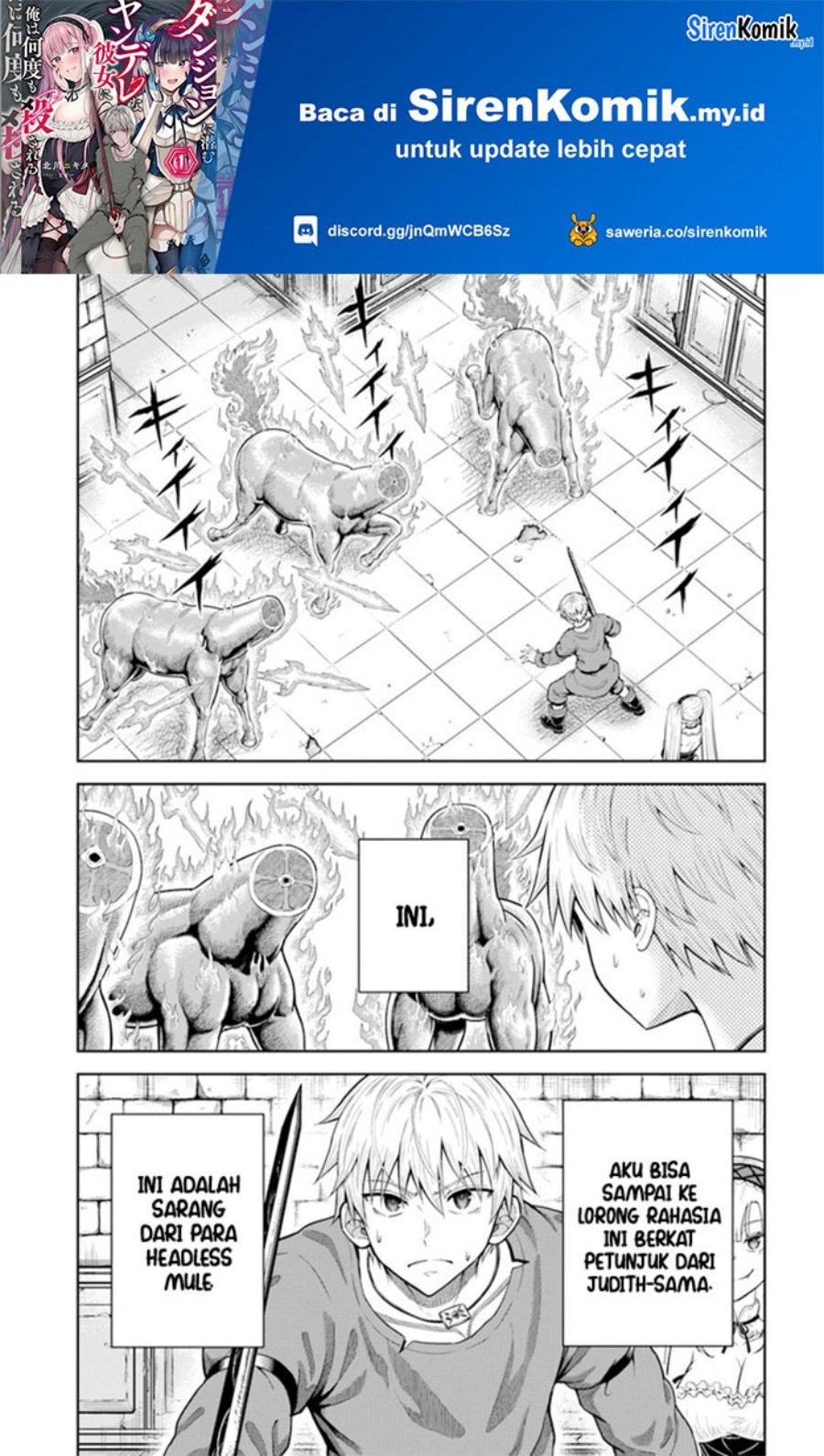 Dungeon ni Hisomu Yandere na Kanojo ni Ore wa Nando mo Korosareru Chapter 11 Gambar 2