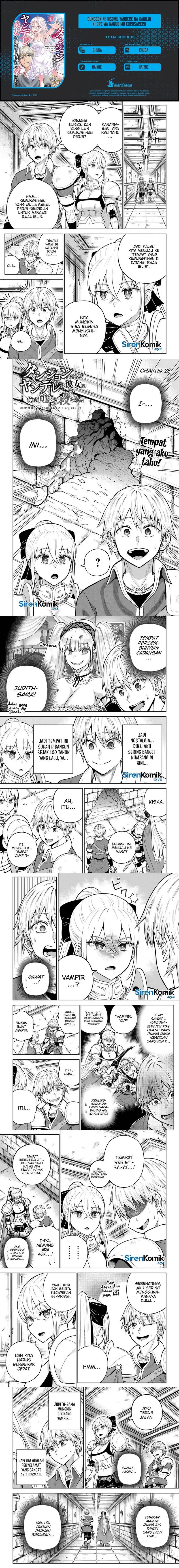 Dungeon ni Hisomu Yandere na Kanojo ni Ore wa Nando mo Korosareru Chapter 28 Gambar 1