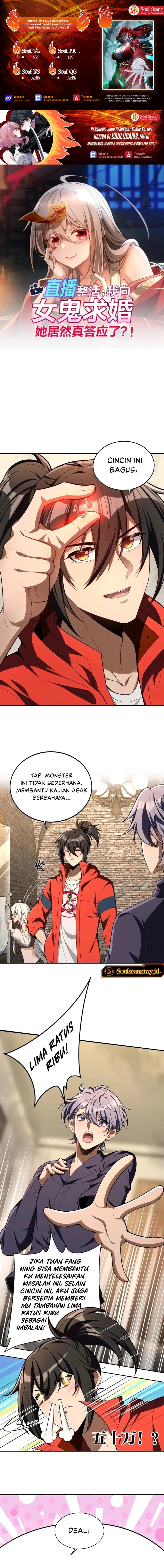 During The Live Streaming, I Proposed To A Female Ghost Chapter 31 Gambar 1