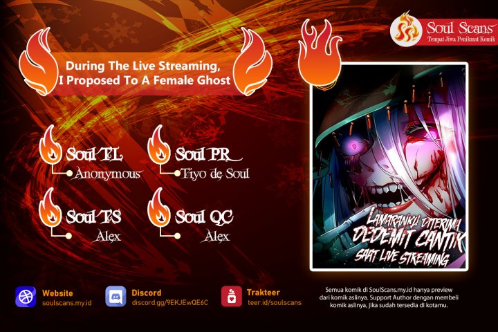 During The Live Streaming, I Proposed To A Female Ghost Chapter 43 Gambar 1