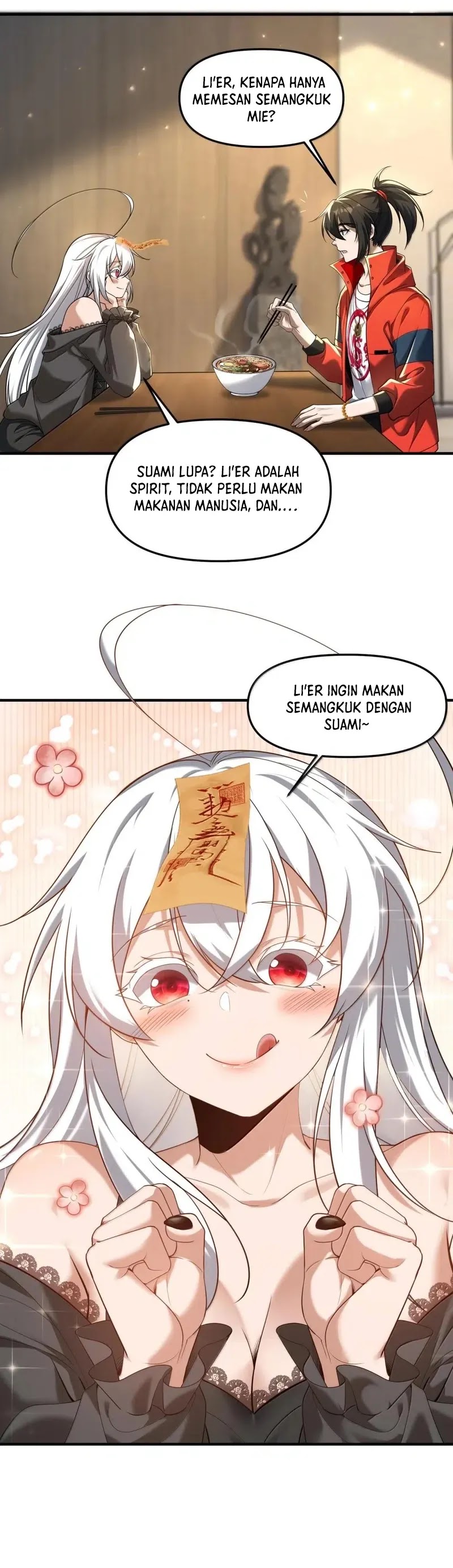 During The Live Streaming, I Proposed To A Female Ghost Chapter 77 Gambar 6