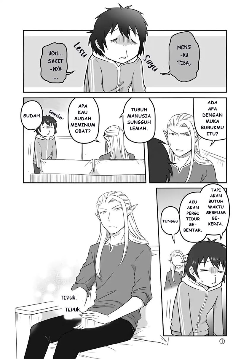 Elf Boyfriend & Boyish Girlfriend Chapter 13.1 Gambar 1