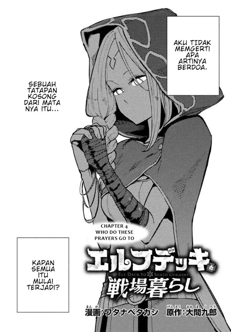 Elf Deck To Senjou Gurashi Chapter 04 Gambar 1