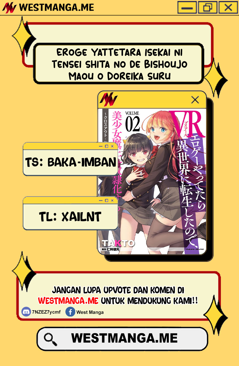 Eroge Yattetara Isekai ni Tensei shita no de Bishoujo Maou o Doreika suru Chapter 19 Gambar 1
