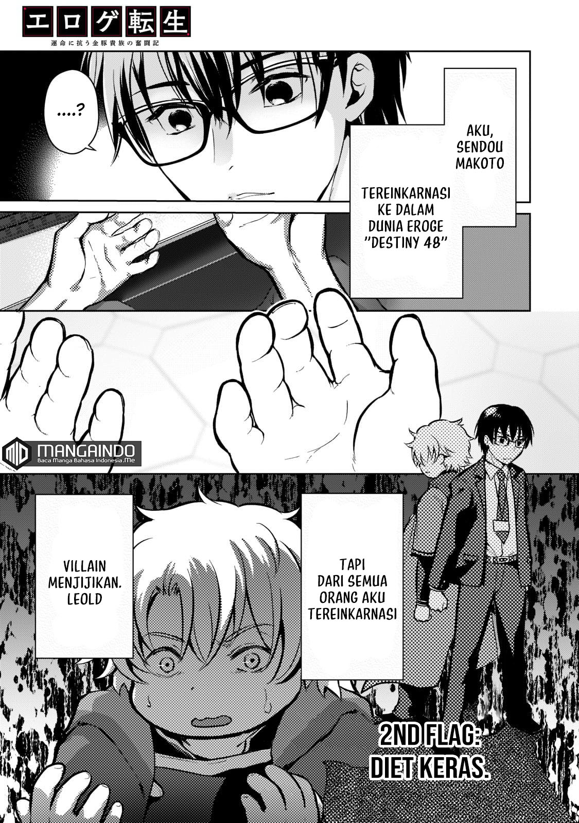 Eroge Tensei Unmei ni Aragau Kane Buta Kizoku no Funtouki Chapter 02 Gambar 2